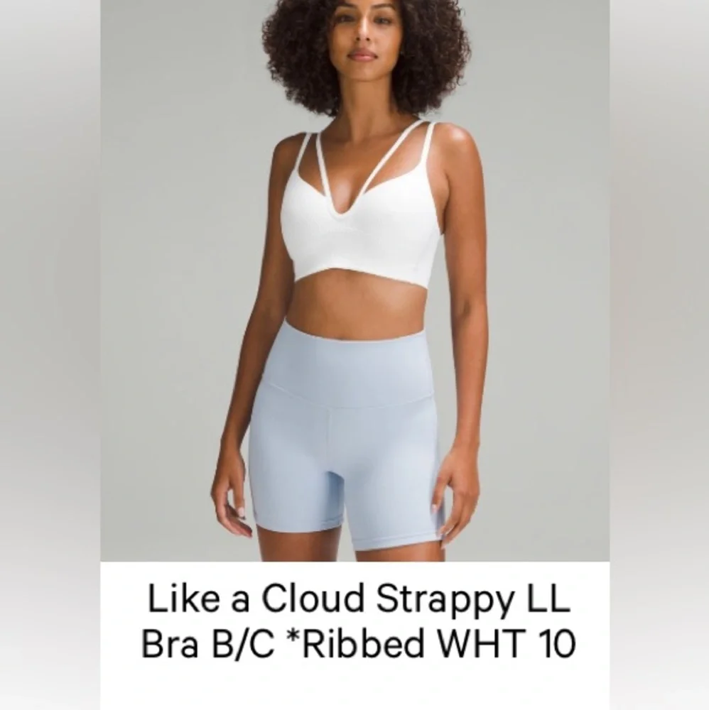 lululemon like a cloud strappy sports bra - Picture 2 of 3